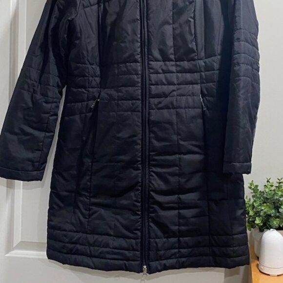 Lands End Women's Winter Coat Size Small 6-8 Black - Picture 2 of 8